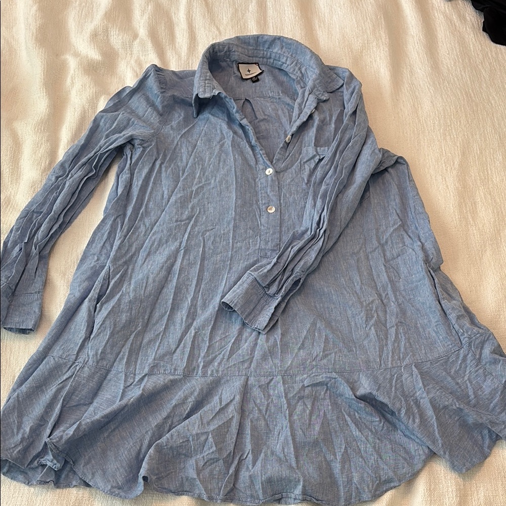 Tuckernuck Blue Long Sleeve Dress